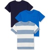 Bright Blue/Dark Navy/White Rugby Stripe