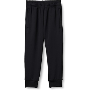 Amazon Essentials Boys’ Athletic Performance Stretch Knit Jogger Track Pants(Black)