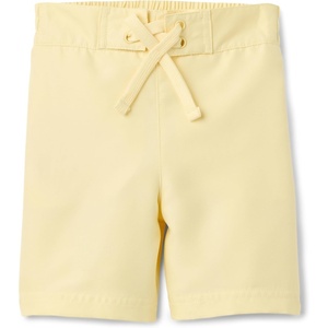 Amazon Essentials Boy’s Quick Dry Swimming Board Shorts Swim Trunks(Light Yellow)