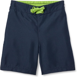 Amazon Essentials Boy’s Quick Dry Swimming Board Shorts Swim Trunks(Navy)