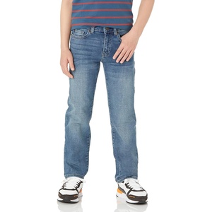 Amazon Essentials Boys’ Regular Straight-Fit Jeans(Light Wash)