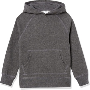 Amazon Essentials Boys and Toddlers’ Fleece Pullover Hoodie Sweatshirts(Charcoal Heather Gray)