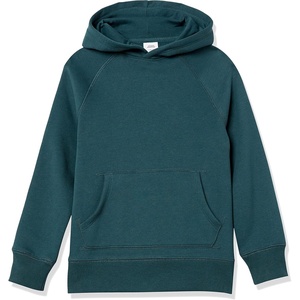 Amazon Essentials Boys and Toddlers’ Fleece Pullover Hoodie Sweatshirts(Dark Green)