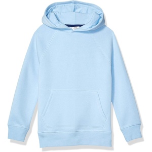 Amazon Essentials Boys and Toddlers’ Fleece Pullover Hoodie Sweatshirts(Light Blue)