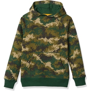 Amazon Essentials Boys and Toddlers’ Fleece Pullover Hoodie Sweatshirts(Olive Camo)