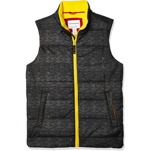 Amazon Essentials Boys and Toddlers’ Heavyweight Full Zip Outerwear Puffer Vest(Charcoal Heather)