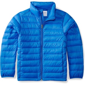 Amazon Essentials Boys and Toddlers’ Lightweight Water-Resistant Packable Puffer Jacket(Royal Blue)