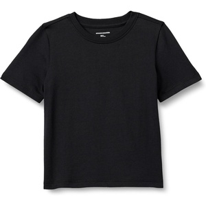 Amazon Essentials Boys and Toddlers’ Short Sleeve Tee Shirts, Cotton Jersey, Multipacks(Black)