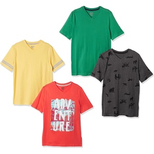 Amazon Essentials Boys and Toddlers’ Short-Sleeve V-Neck T-Shirt Tops