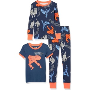Amazon Essentials Disney | Marvel | Star Wars Boys and Toddlers’ Snug-Fit Cotton Pajama Sleepwear Sets(Marvel Captain America)
