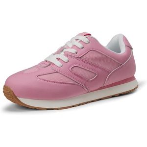 Amazon Essentials Unisex Kids’ Lace Up Sneakers for Boys and Girls(Pink)
