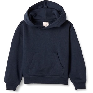 Amazon Essentials Unisex Kids and Toddlers’ Oversized Drop Shoulder Hoodie(Navy)