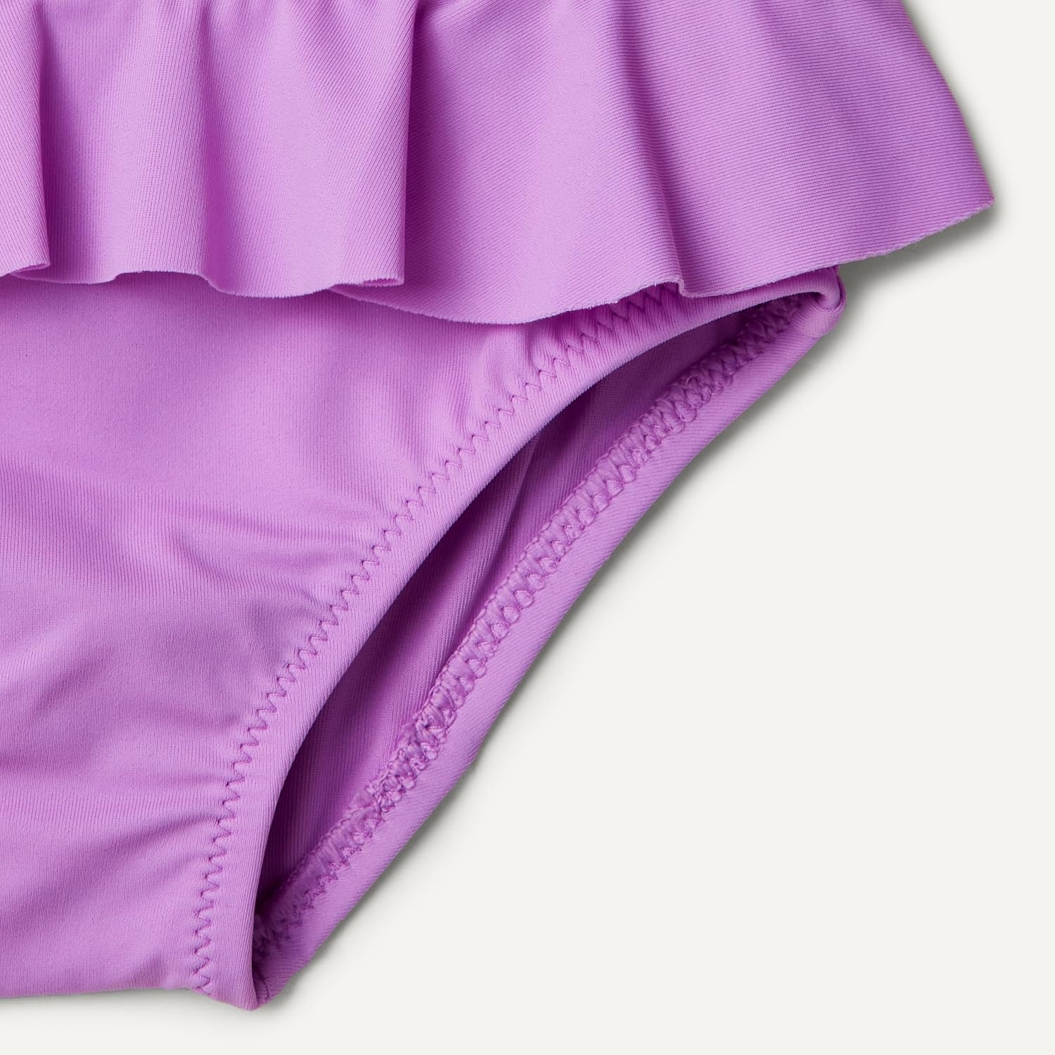 image:imageAmazon Essentials Baby Girls LongSleeve Ruffle Rashguard SetBright Lavender
