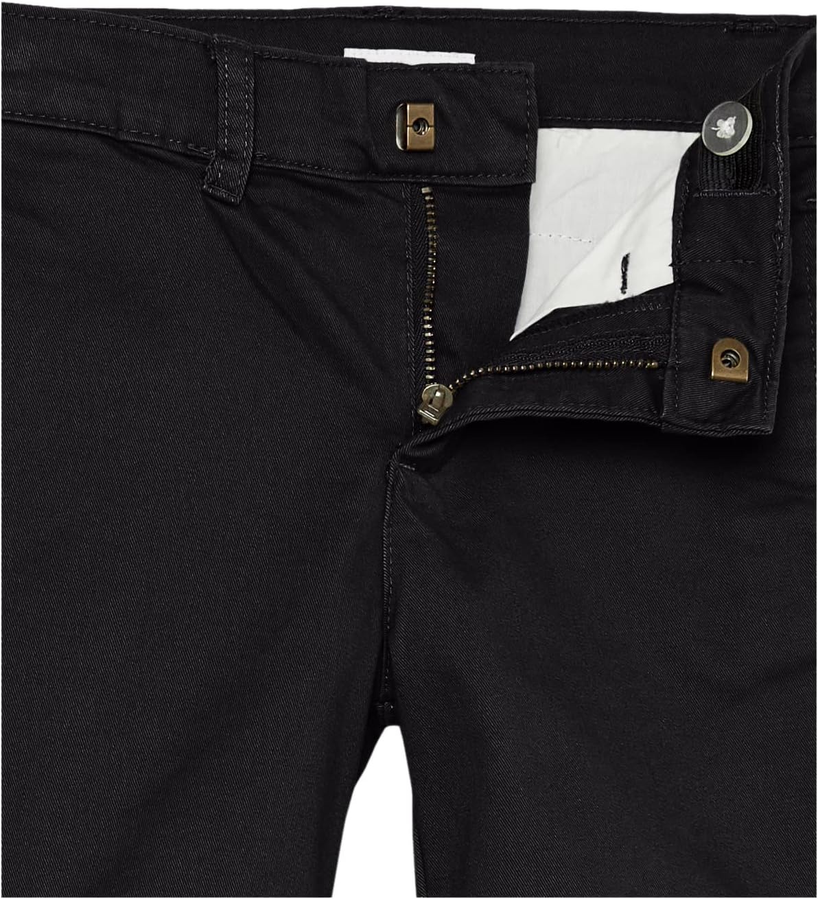 image:imageAmazon Essentials Boys and Toddlers School Uniform Woven FlatFront Shorts with Elastic Waist3pack Black