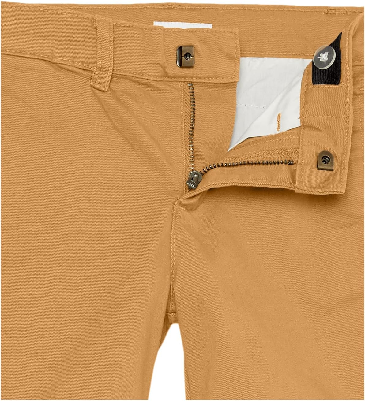 image:imageAmazon Essentials Boys and Toddlers School Uniform Woven FlatFront Shorts with Elastic Waist3pack Dark Khaki