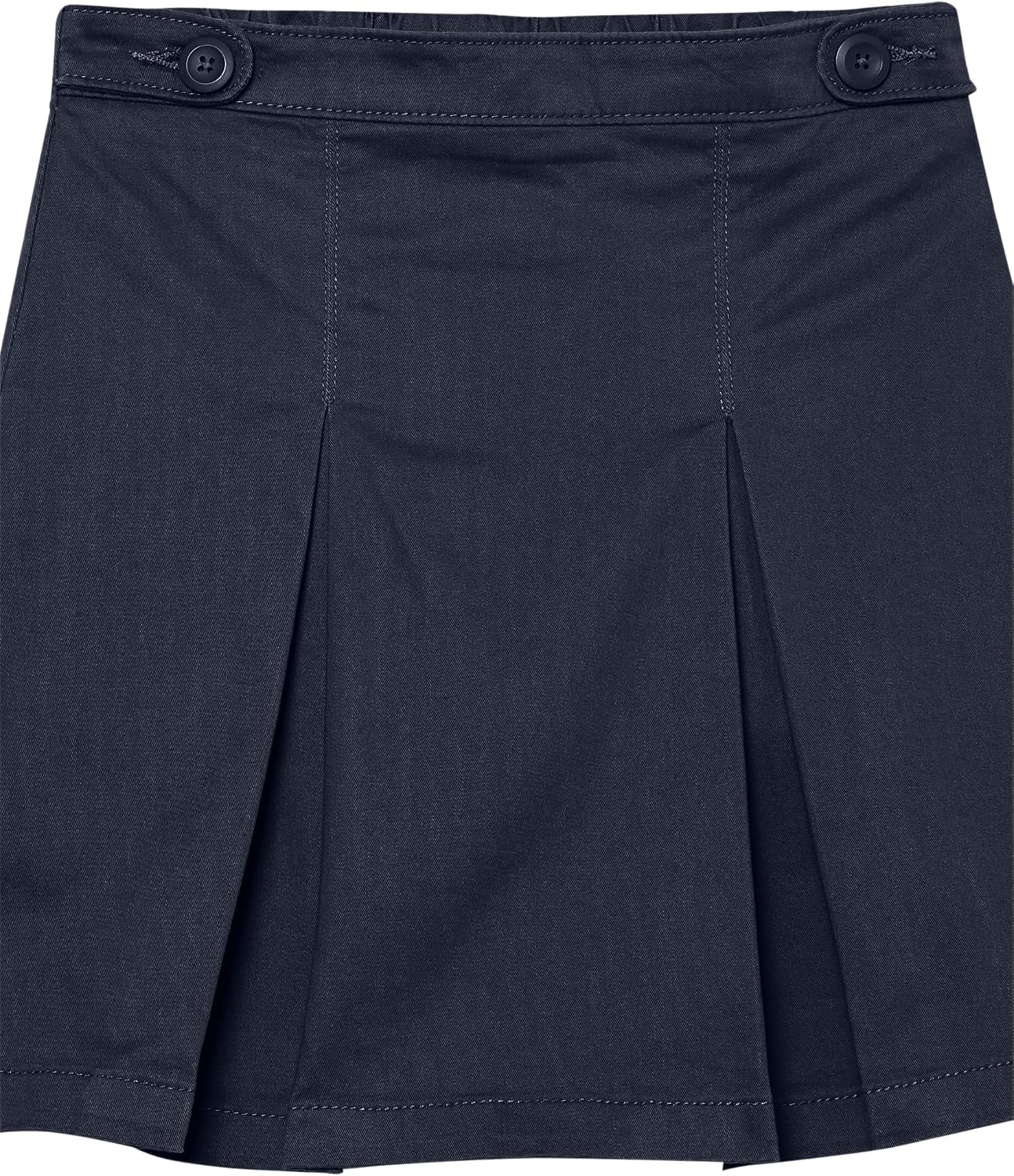 image:imageAmazon Essentials Girls Pleated Uniform Skorts with Builtin Shorts Pullon Stretchy Multipacks2pack Navy