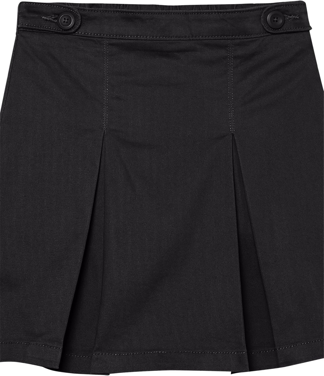 image:imageAmazon Essentials Girls Pleated Uniform Skorts with Builtin Shorts Pullon Stretchy MultipacksBlack