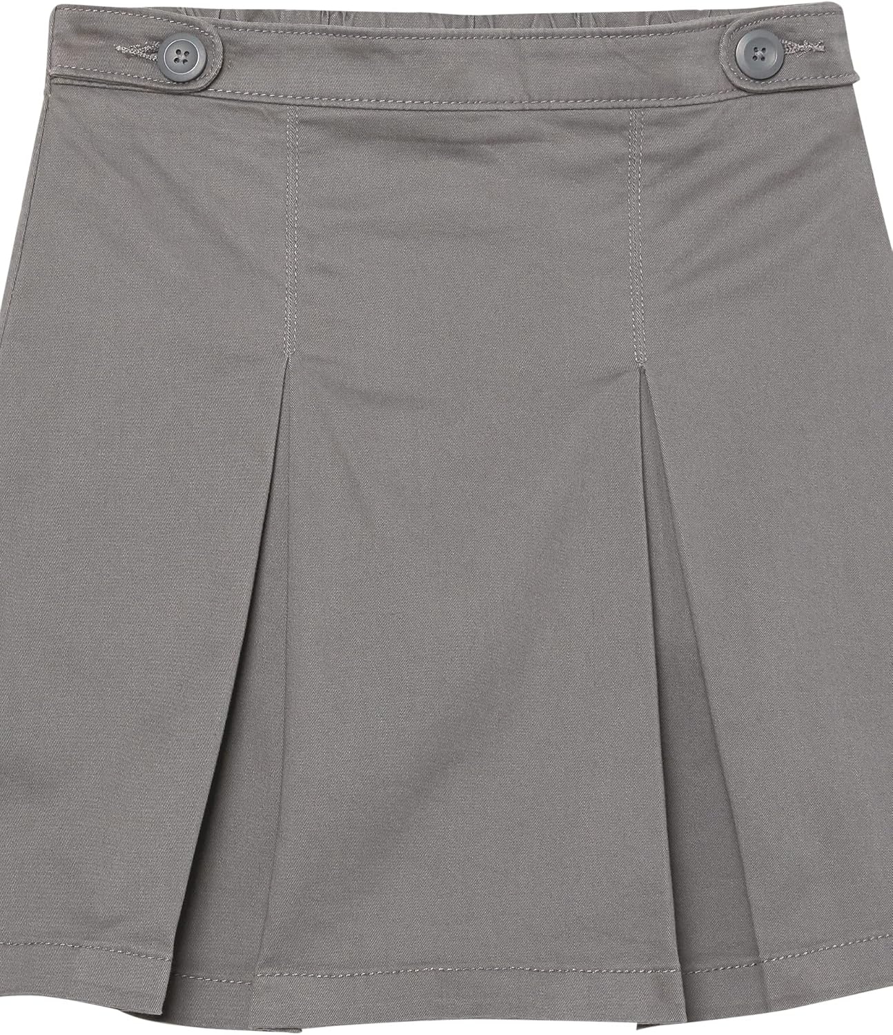 image:imageAmazon Essentials Girls Pleated Uniform Skorts with Builtin Shorts Pullon Stretchy MultipacksGrey