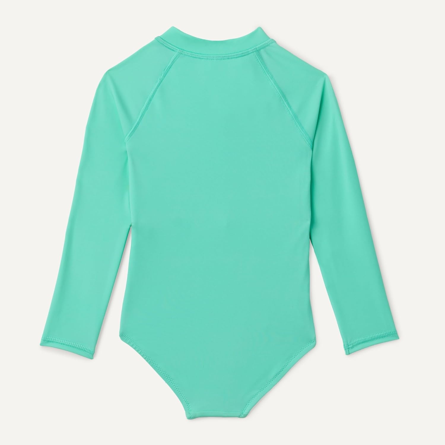 image:imageAmazon Essentials Girls Rash Guard OnePiece Swimsuit Long SleeveBright Mint Green