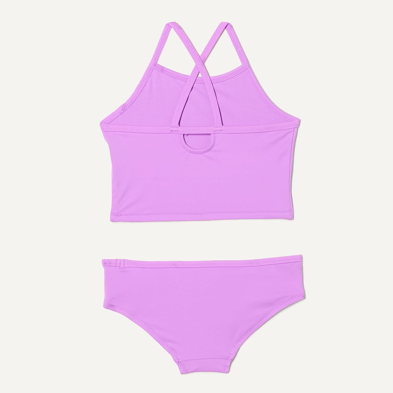 image:imageAmazon Essentials Girls and Toddlers Tankini SetBright Lavender