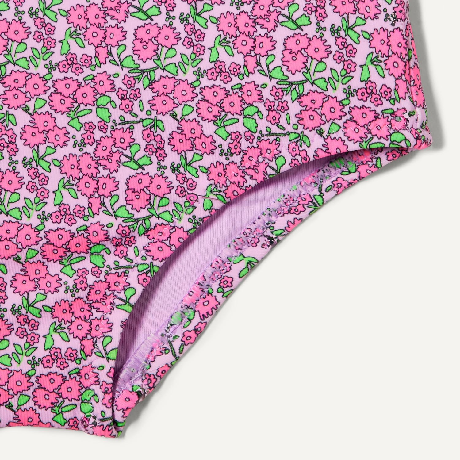 image:imageAmazon Essentials Girls and Toddlers Tankini SetLilac Hot Pink Posey Floral