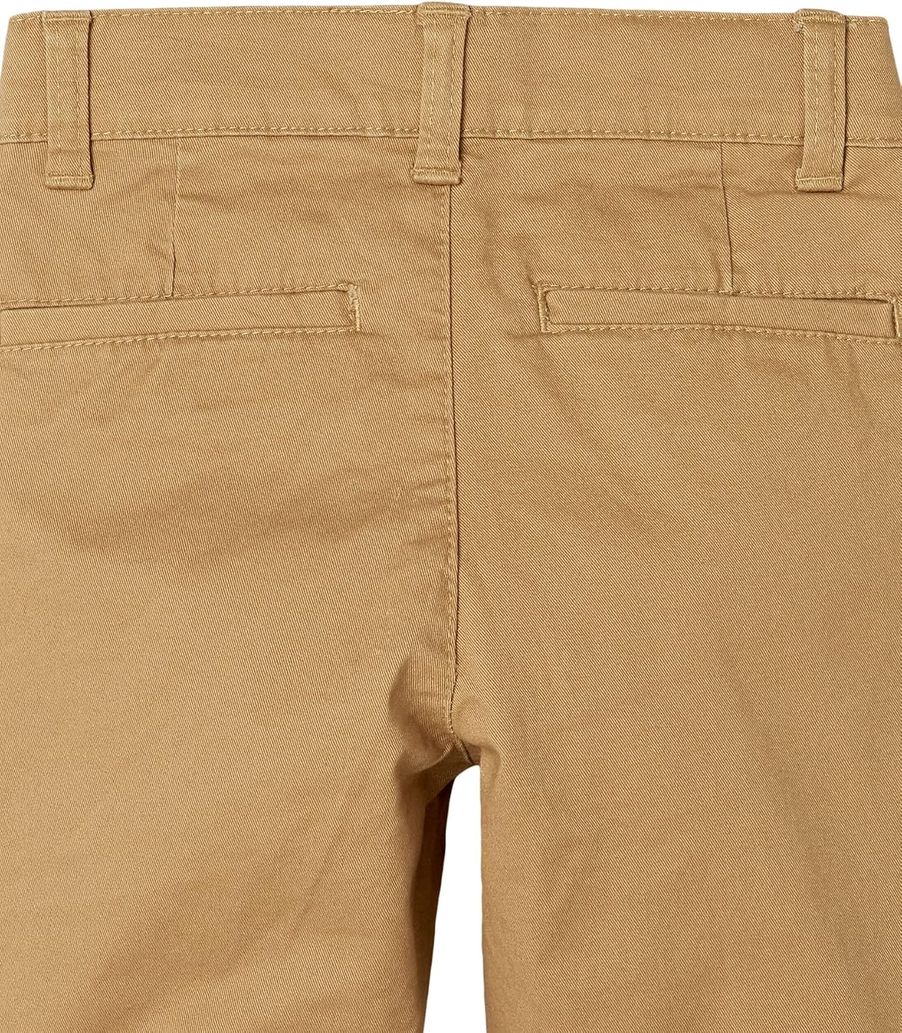 image:imageAmazon Essentials Toddler Boys School Uniform StraightFit FlatFront Chino Pants with Adjustable Elastic Waist MultipackDark Khaki Brown