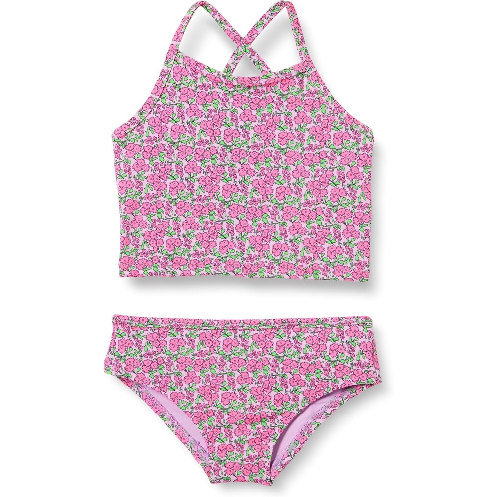 image:imageAmazon Essentials Girls and Toddlers Tankini SetLilac Hot Pink Posey Floral