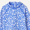 Amazon Essentials Baby Girls’ Long-Sleeve Ruffle Rashguard Set(Blue Ditsy Floral)