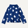 Amazon Essentials Baby Girls’ Long-Sleeve Ruffle Rashguard Set(Deep Blue Ivory Abstract Dots)