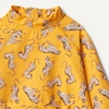 Amazon Essentials Baby Girls’ Long-Sleeve Ruffle Rashguard Set(Golden Yellow Beige Leopard)