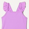 Amazon Essentials Baby Girls’ Ruffle One-Piece Swimsuit(Bright Lavender)
