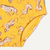 Amazon Essentials Baby Girls’ Ruffle One-Piece Swimsuit(Golden Yellow Beige Leopard)