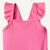 Amazon Essentials Baby Girls’ Ruffle One-Piece Swimsuit(Hot Pink)