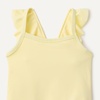Amazon Essentials Baby Girls’ Ruffle One-Piece Swimsuit(Light Yellow)