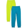 Amazon Essentials Boys and Toddlers’ Fleece Jogger Sweatpants(Blue Bear/Neon Yellow)
