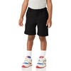 Amazon Essentials Boys and Toddlers’ School Uniform Woven Flat-Front Shorts with Elastic Waist(3-pack Black)