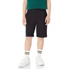 Amazon Essentials Boys and Toddlers’ School Uniform Woven Flat-Front Shorts with Elastic Waist(3-pack Black)