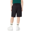 Amazon Essentials Boys and Toddlers’ School Uniform Woven Flat-Front Shorts with Elastic Waist(3-pack Black)