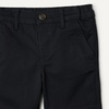 Amazon Essentials Boys and Toddlers’ School Uniform Woven Flat-Front Shorts with Elastic Waist(Black)