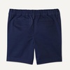 Amazon Essentials Boys and Toddlers’ School Uniform Woven Flat-Front Shorts with Elastic Waist(Navy)