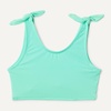Amazon Essentials Girls’ 2pc Bow Bikini Swim Set, Quick-Dry Stretch Fabric(Bright Mint Green)