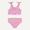 Amazon Essentials Girls’ 2pc Bow Bikini Swim Set, Quick-Dry Stretch Fabric(Hot Pink Shells)