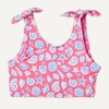 Amazon Essentials Girls’ 2pc Bow Bikini Swim Set, Quick-Dry Stretch Fabric(Hot Pink Shells)