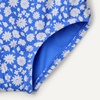 Amazon Essentials Girls’ Frill-Trimmed One-Piece Swimsuit(Blue Ditsy Floral)