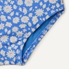 Amazon Essentials Girls’ One Shoulder Two-Piece Bikini Swim Set, Slim Fit(Blue Ditsy Floral)