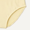 Amazon Essentials Girls’ One Shoulder Two-Piece Bikini Swim Set, Slim Fit(Light Yellow)
