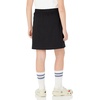 Amazon Essentials Girls’ Pleated Uniform Skorts with Built-in Shorts, Pull-on, Stretchy, Multipacks(Black)