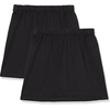 Amazon Essentials Girls’ Pleated Uniform Skorts with Built-in Shorts, Pull-on, Stretchy, Multipacks(Black)