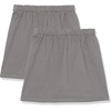 Amazon Essentials Girls’ Pleated Uniform Skorts with Built-in Shorts, Pull-on, Stretchy, Multipacks(Grey)