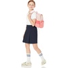 Amazon Essentials Girls’ Pleated Uniform Skorts with Built-in Shorts, Pull-on, Stretchy, Multipacks(Navy)